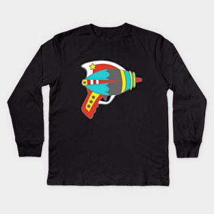 Rad Retro Ray Gun Kids Long Sleeve T-Shirt